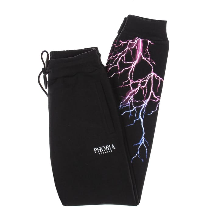 Lichtgewicht trainingsbroek voor heren, roze lichtblauwe Lightning-broek