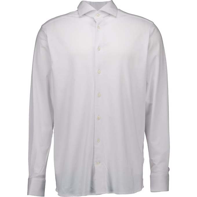 Eton  Lange Mouw Overhemden Wit 100011690