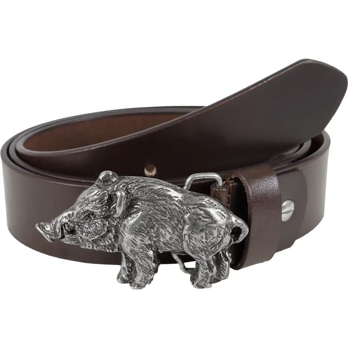 Leren riem Akah Wild Boar