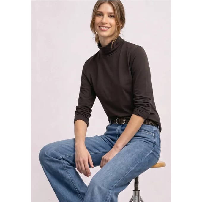 Shirt met lange mouwen en col