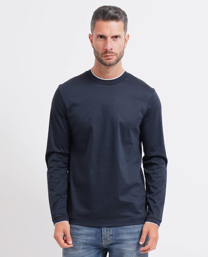 Boss T-shirts en Blue Polo