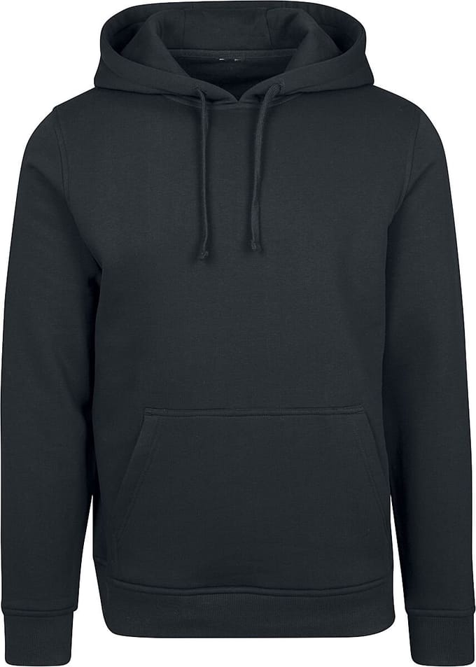 Build Your Brand Basic Hoody Heren Trui met capuchon - zwart - S
