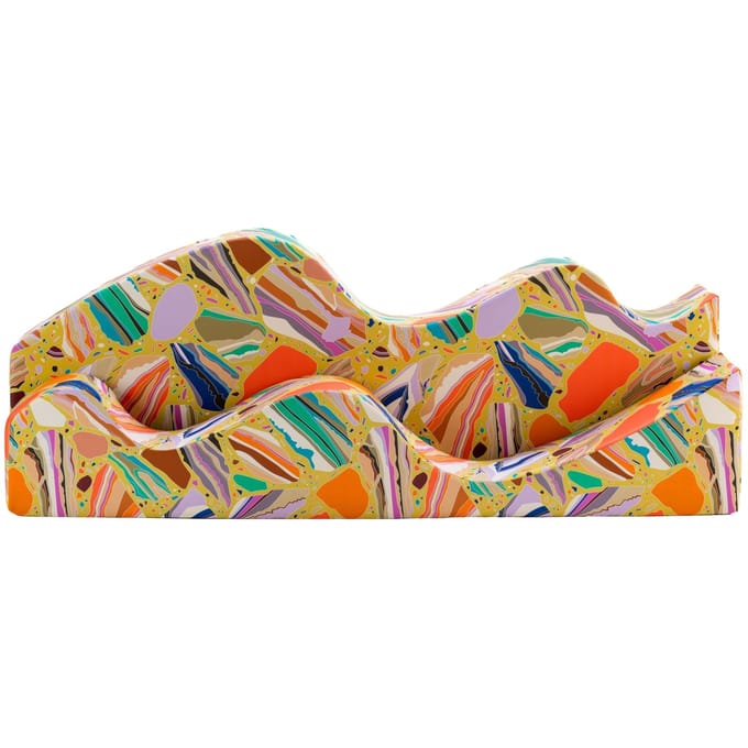 Poltronova - Superonda Terrazzo Bank - meerkleurig