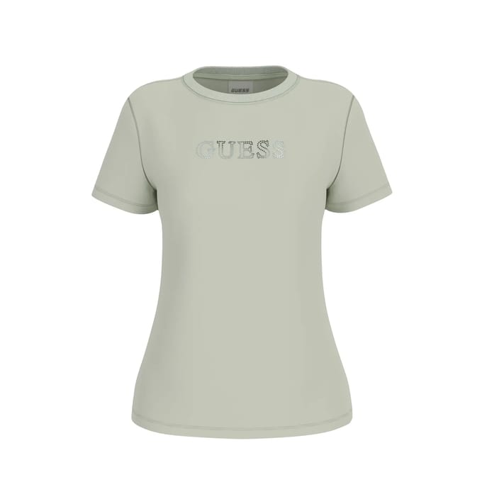 Guess Jeans Zwarte Katoenen Dames T-Shirt