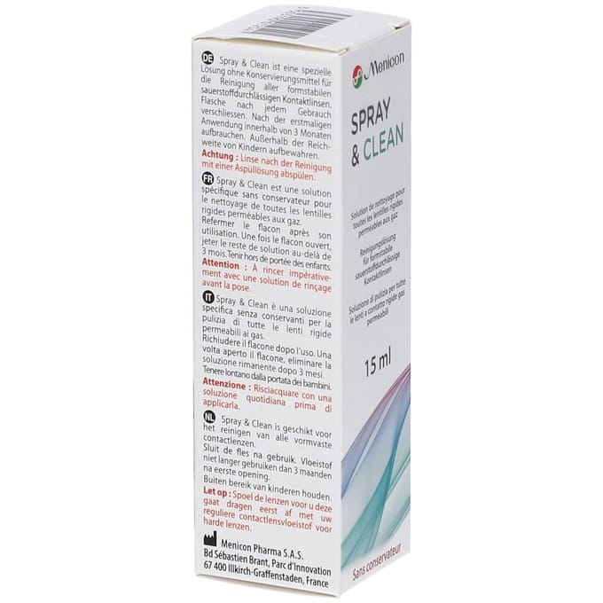 Menicon Spray & Clean | 15ml