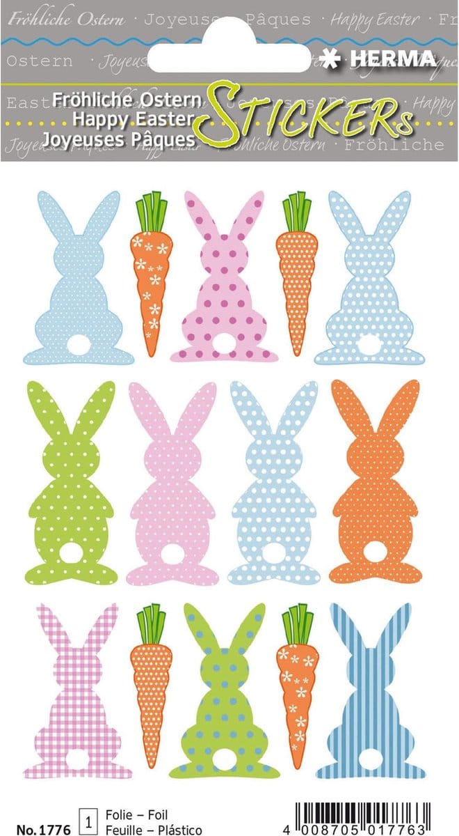 HERMA 1776 sticker Film Multi kleuren Permanent 14 stuk(s)