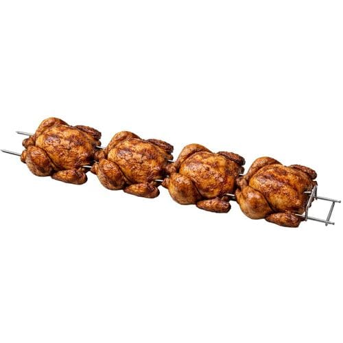 GGM Gastro Dubbele spies voor kipgrills - passend voor series EM742 & EM1484 zilver