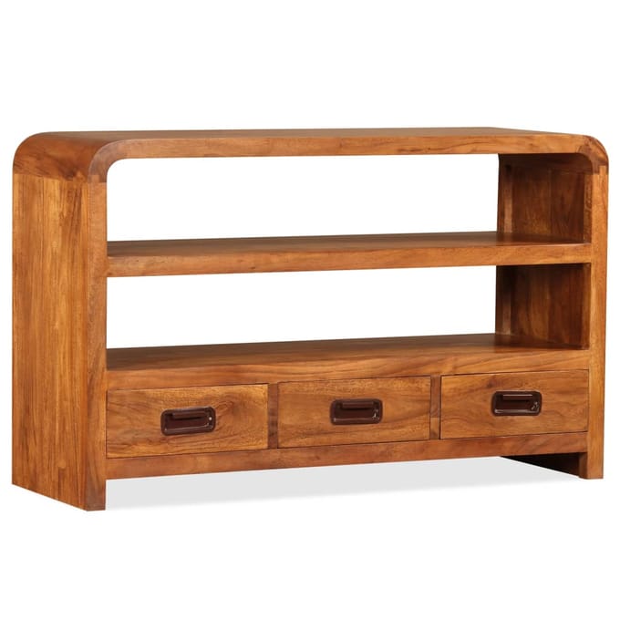 vidaXL - Tv-meubel - 90x30x55 - cm - massief - acaciahout