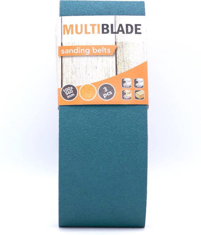 Multiblade MB560 schuurband zirconium  100x560mm  korrel 80 (3 banden)
