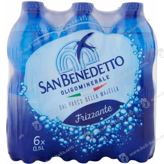 Eau gazeuse frizzante pack de 6x1,5l - san benedetto