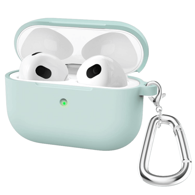 CaseBody Stevig Siliconen AirPods 3 Hoesje Groen