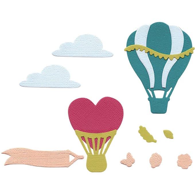 Sizzix Framelits Ponssjabloon "Up and Away by Catherine Pooler"
