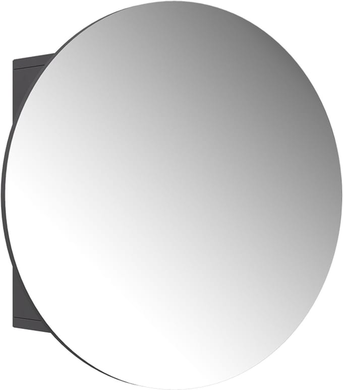 Vicco Loki Badkamerspiegelkast – 60 x 60 cm met 2 compartimenten Antraciet