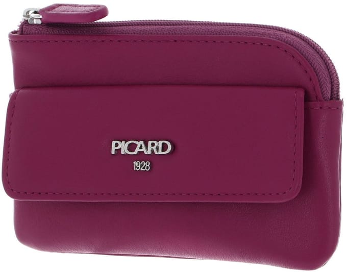 PICARD Leren sleutelgeval Bingo Key Case Fuchsia paars