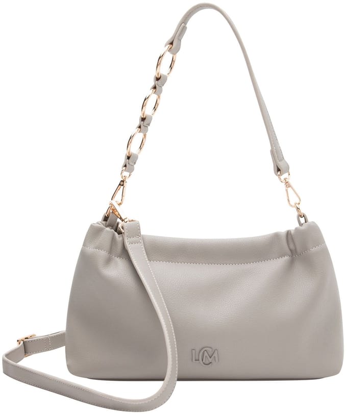 L.CREDI Pamira Schoudertas 30 cm - Dames - stone