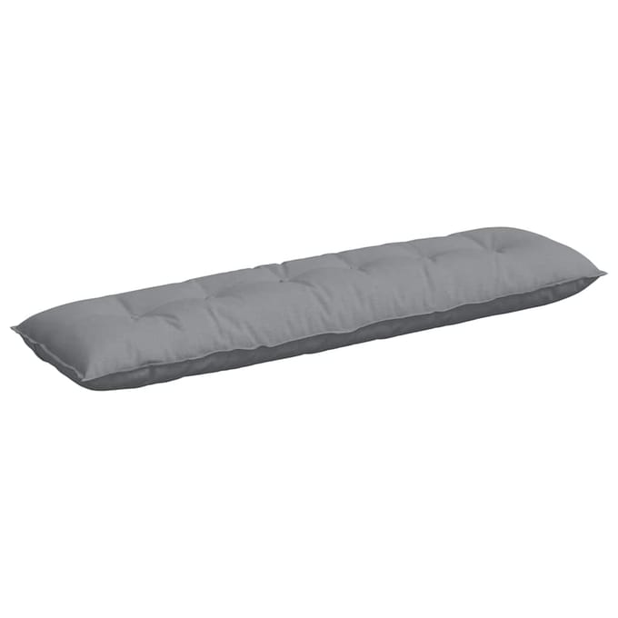 vidaXL - Rugkussen - Lichtgrijs - 200 - x - 19 - x - 50 - cm - Stof