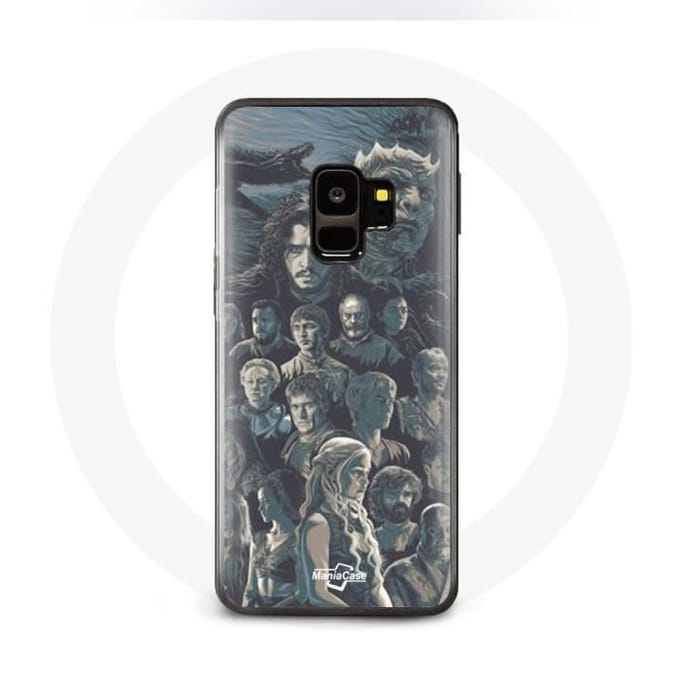 Coque - Game of Thrones - Samsung Galaxy S9 - Rigide - Affiche Personnages - Gris gris