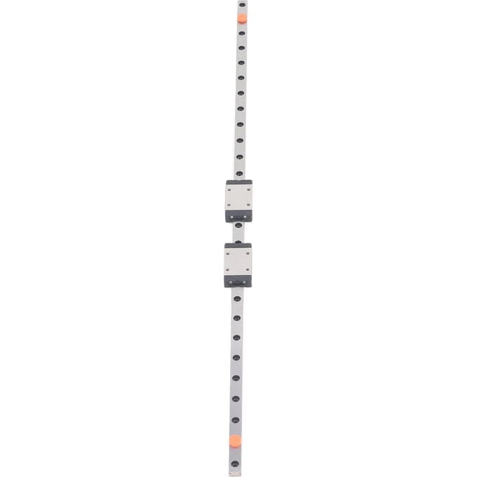 Kit de rail de guidage linéaire miniature MGN7H avec 2 blocs coulissants pour imprimantes 3D 400mm white