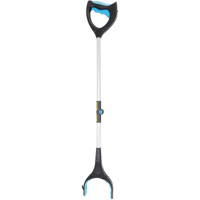 Opvouwbare grijper, opvouwbare opraapstok, telescopische opraaptool voor afval en afval white