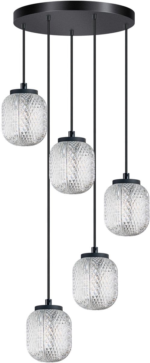 ETH Kristel Hanglamp round 5x G9