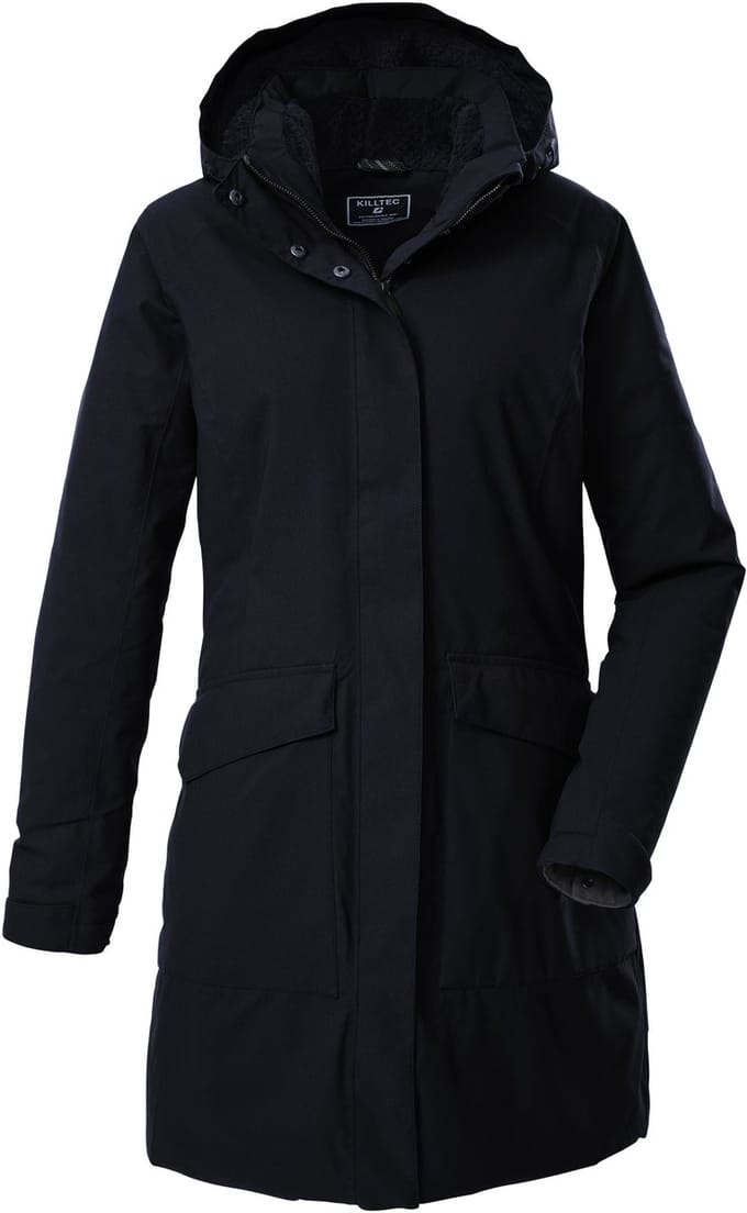 Killtec KOW 18 Women Parka - Winterjas - Dames - Blackblue - Maat 48