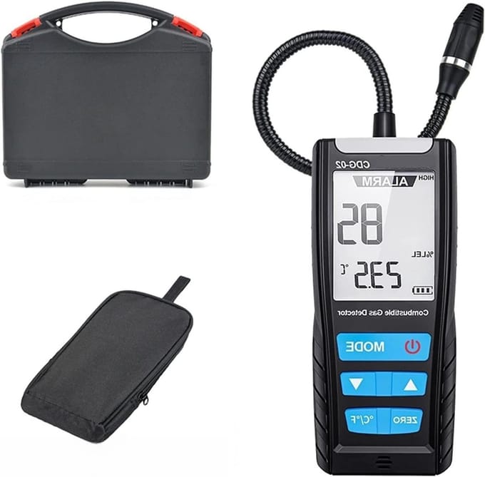 Draagbare Gasdetector - CO Meter - Luchtkwaliteit Monitoren - Snelle Detectie - 0-100% LEL - Zwart