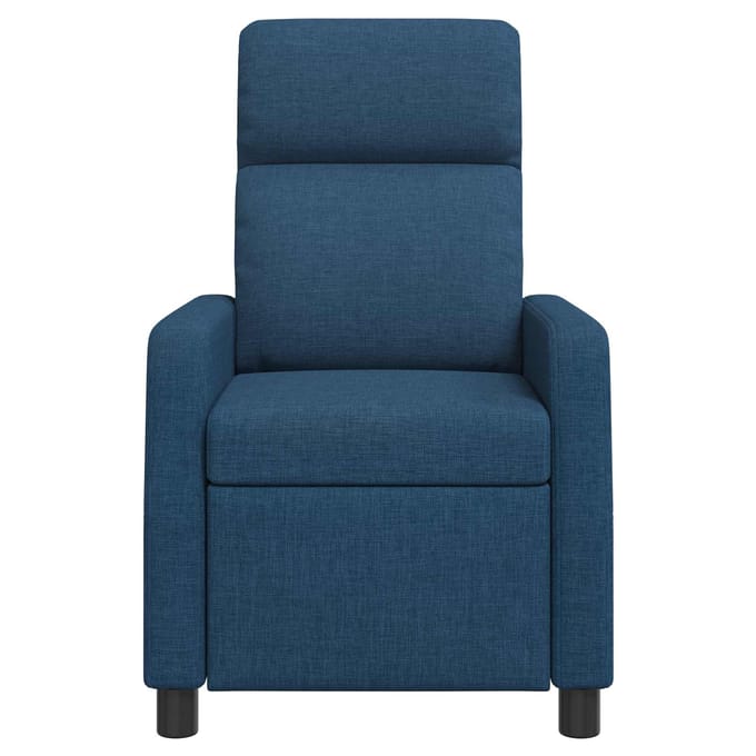 vidaXL - Recliner - Blauw - Stof