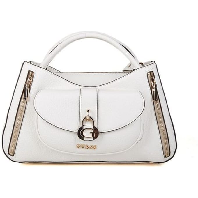 GUESS handtas schoudertas Jessa Girlfriend Bag White crème