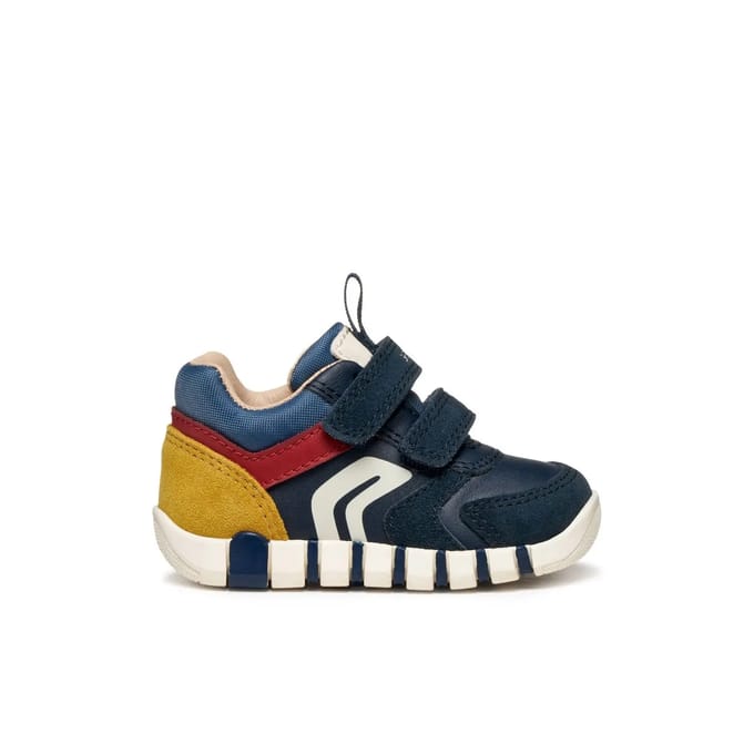 GEOX IUPIDOO PEUTER Sneakers - MARINEBLAUW/DONKERROOD