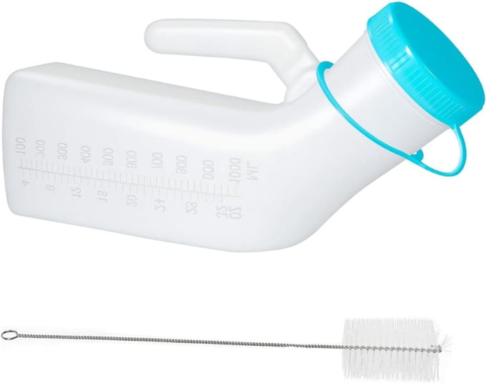 CRLYN® Urinaal Mannen - Plasfles Vrouw - Met Deksel