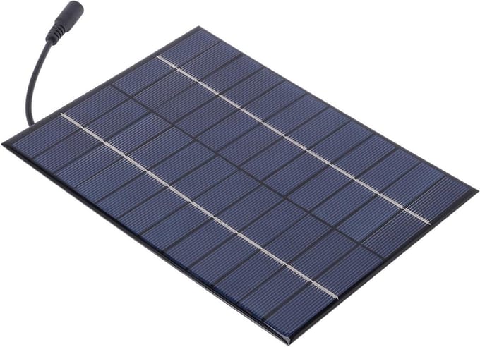 Mini Zonnepaneel - Zonnecel Module - Batterij Opladen - Epoxy Gecoat - 210x165mm - Blauw