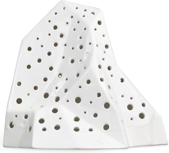 Kähler Design Waxinelichthouder Nobili - 15,5 cm - Wit