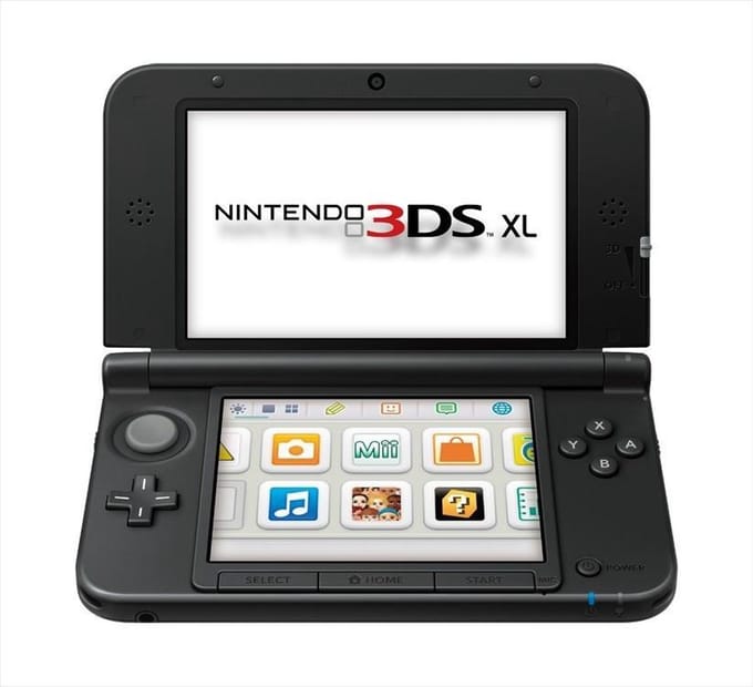 Nintendo 3DS XL draagbare game console Zwart, Zilver 12,4 cm (4.88'') Touchscreen Wi-Fi