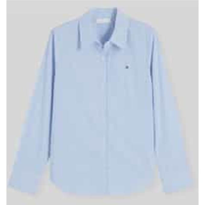 regular fit overhemdblouse van katoenmix