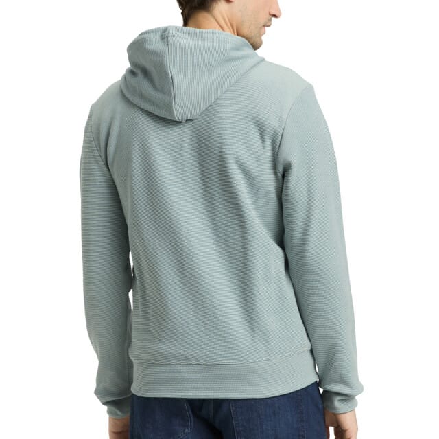 Tom Tailor - Vest met Capuchon - Mannen - XL - Petrol - Katoen - 1050165