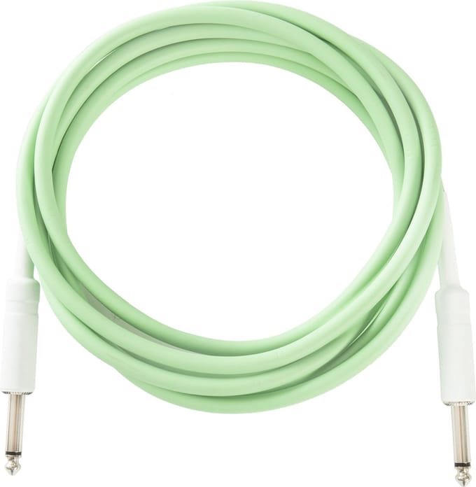 Fame Authentic Instrument Cable Green 3 m - Instrumentenkabel