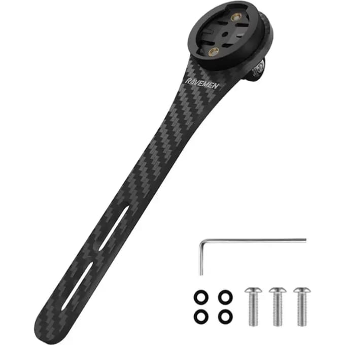 Ravemen AOM03 - Out Front Mount - Voor Aero sturen - houder voor fietscomputer