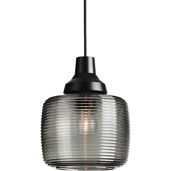 DESIGN BY US New Wave Stripe hanglamp, rookgrijs