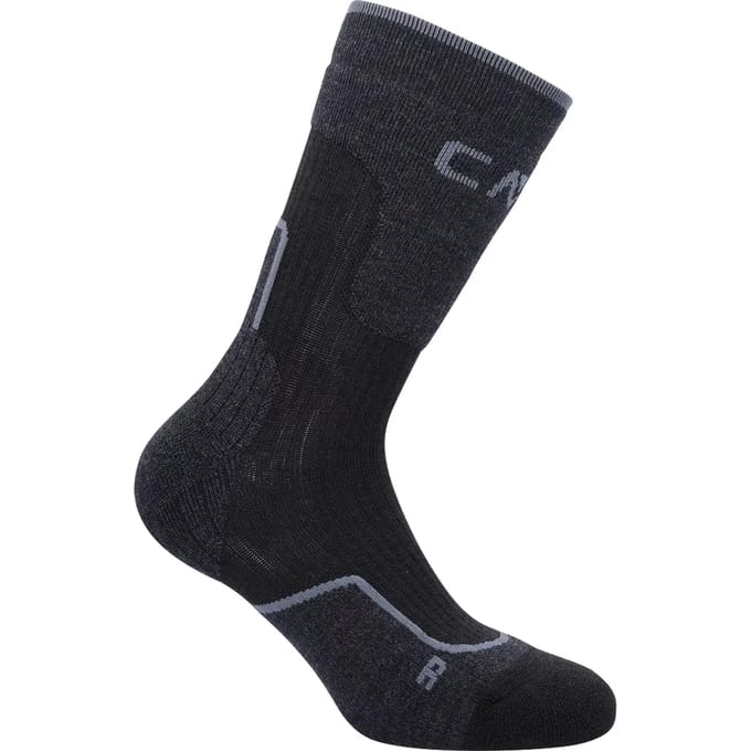Cmp Trekking Wool Mid 3i49177 Sokken Zwart EU 36-38 Man