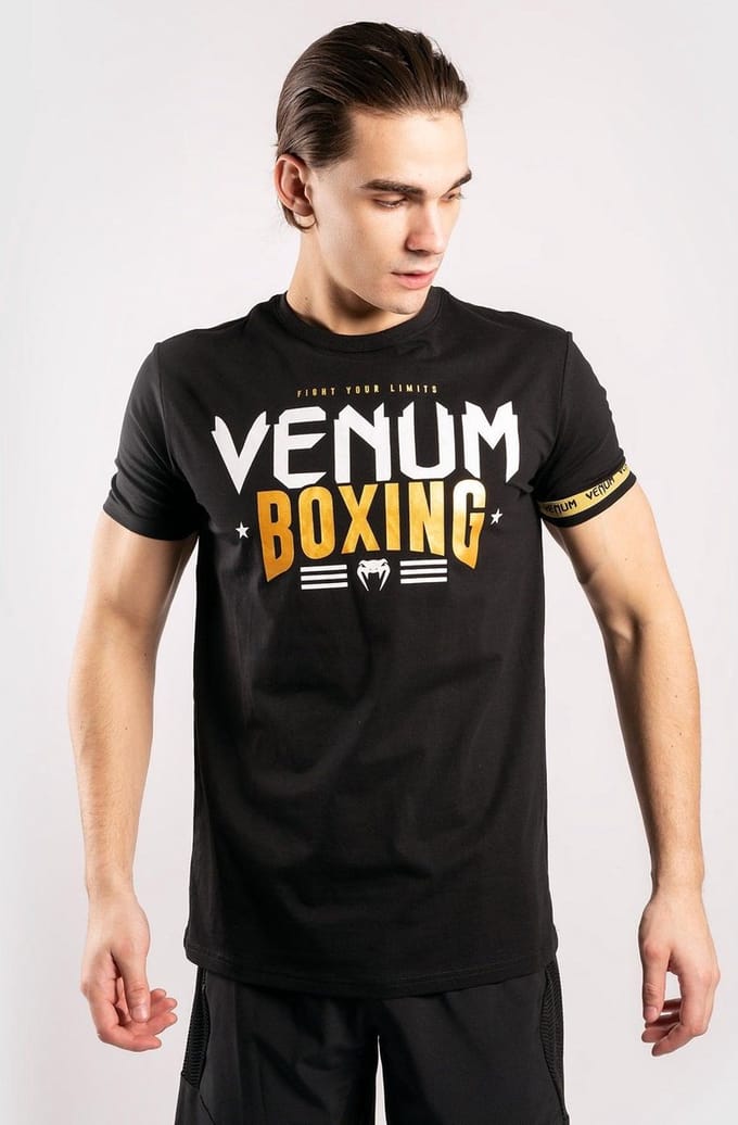 Venum Boxing Classic 2.0 T-shirt Zwart Goud - XL
