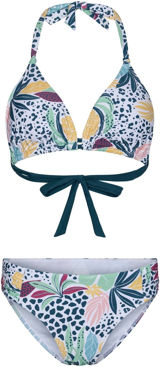 Rebelle Bikini Tropical Jungle - Wit/Multi - Triangel - Maat 36