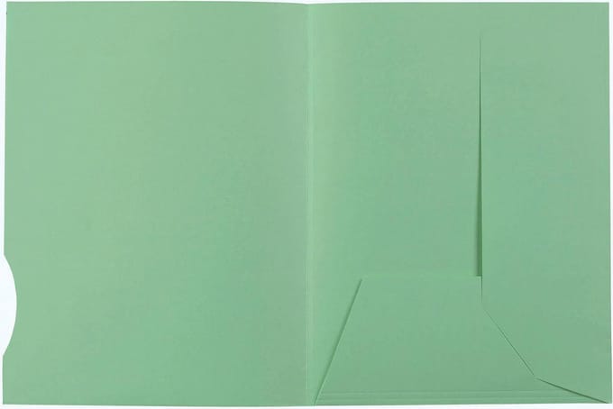 Exacompta 5x SUPER 210 - Pak van 50 mappen met 2 kleppen - 24x32cm - - Lichtgroen - 335004E