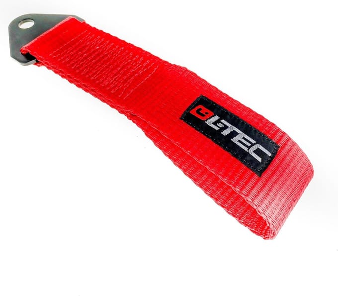 L-TEC Sleepoog - 20 cm - Rood - Sleepkabel - Max. Belasting: 2500 kg