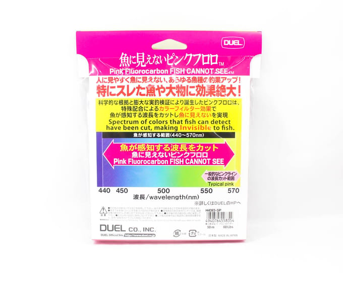 Duel Fish Cannot See Pink 50 M Flurocarbon Transparant 0.740 mm