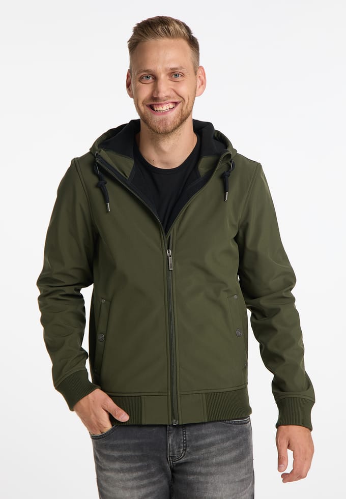 Mo softshell blouson Heren donkere olijf