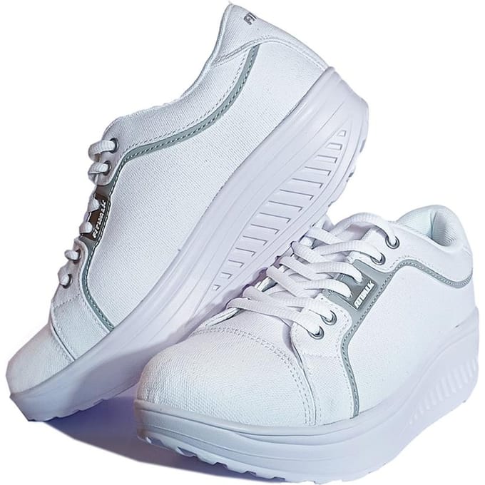 Baskets à semelle à bascule Fit Walk Blanc 37 white