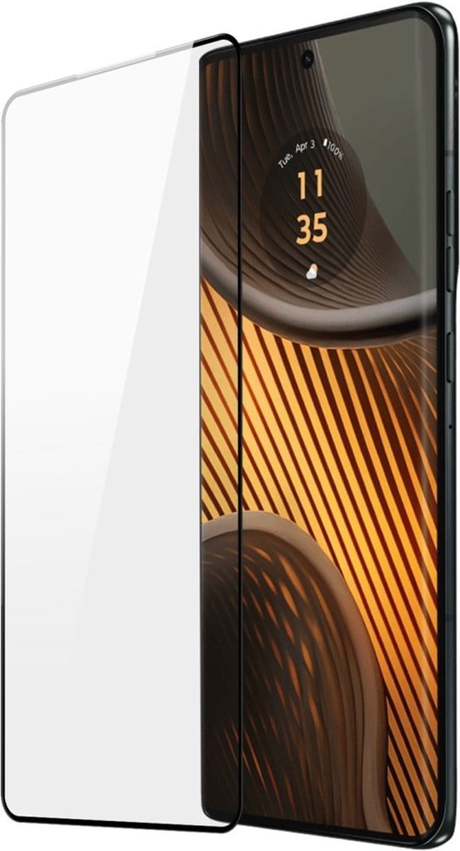 Dux Ducis Screen Protector - Geschikt voor Motorola Edge 50 Screen Protector - Dux Ducis Full-Cover Tempered Glass - Zwart