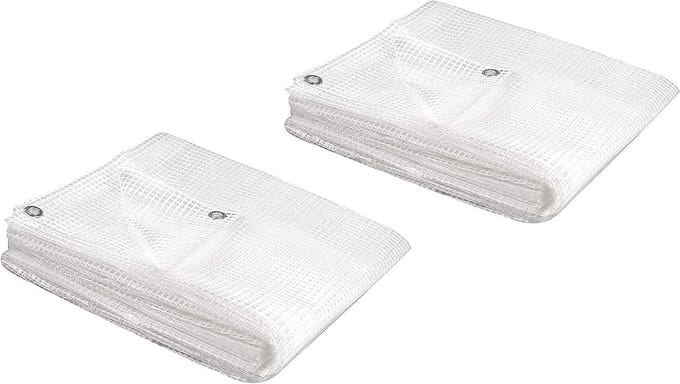 Afdekzeilen - Netzeil Bescherming - Weer Beschermen - Waterdicht UV-bestendig - 2x3 Meter - Transparant