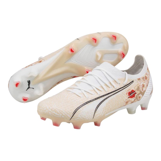Puma x Liberty Ultra FG/AG Dames Beige Voetbalschoenen