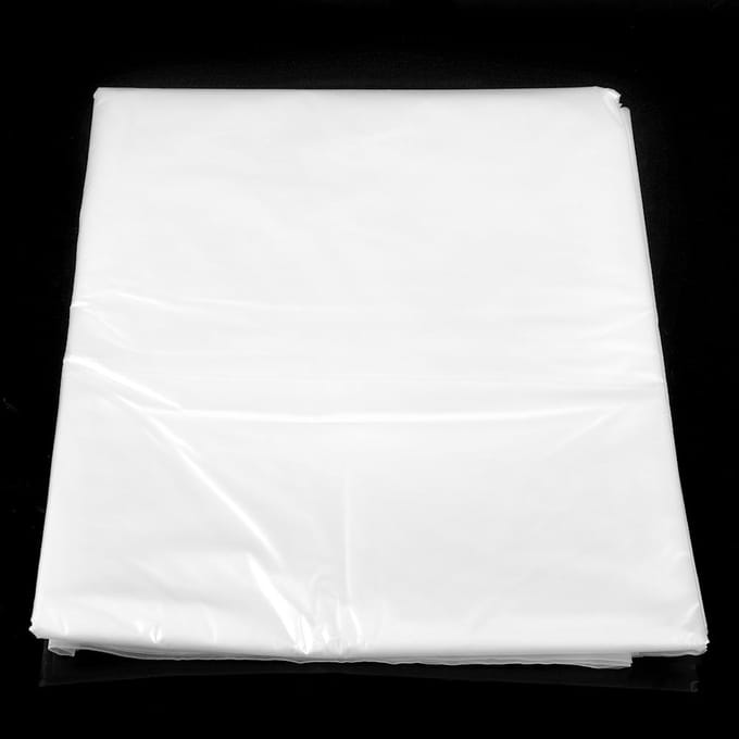 Kassen Helder Plastic Polyethyleen Folie Afdekking Buiten Tuin Plantbescherming white